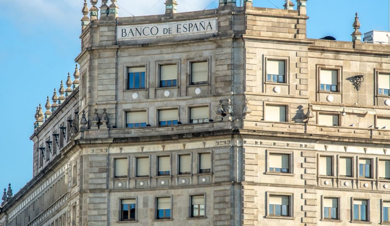 Fachada del edificio del Banco de España