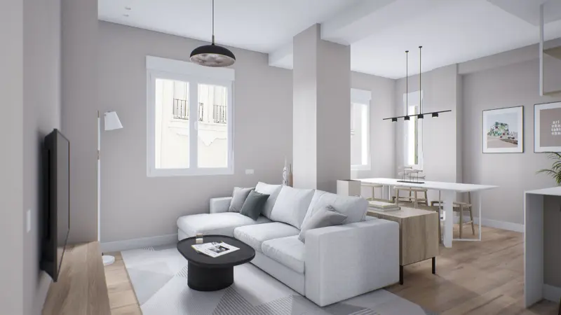 Vivienda venta en Calle Córdoba, Málaga capital. Dos dormitorios y dos baños