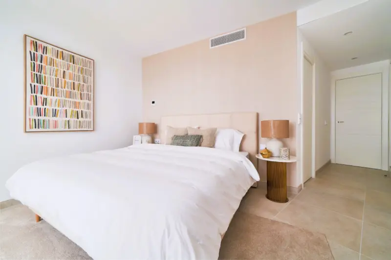 Dormitorio de una vivienda de Higuerón Bay Residences