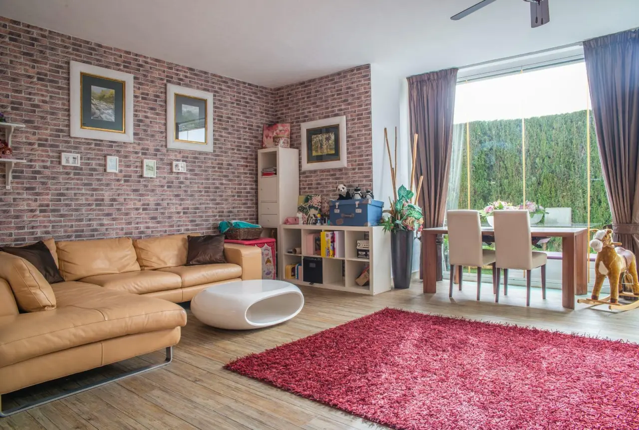 Living room, tourist rental property. Golden Mile, Marbella